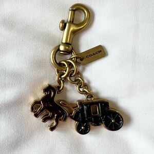 Coach Horse and Carriage Keychain
